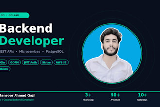build a rest API backend in go golang
