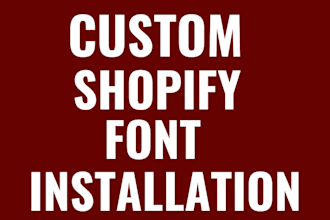 install custom fonts on shopify store typography customization expert