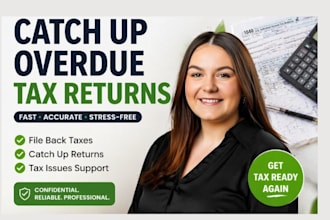 help file US late back taxes and catch up tax returns
