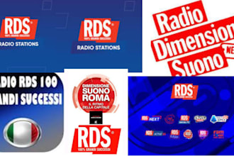 promote your song or ads organically on  rds radio italy