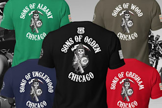 design custom chicago police t shirt logo