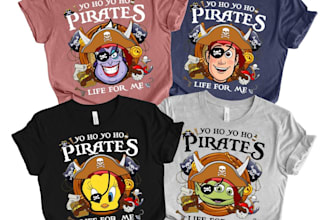 make custom t shirt skull disney pirates logo