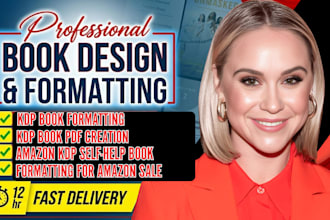 do KDP cookbook formatting, recipe book layout design for print and ebook