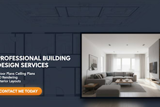 create floor plan, reflected ceiling, 3d renderings for your building projects