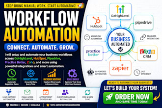 gohighlevel hubspot zoho pipedrive practice better monday zapier crm automation