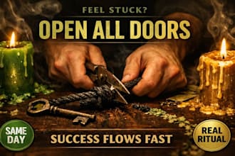 cast road opener spell fast, remove blockages, open doors, change life now