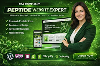 peptide website peptide ecommerce store nutraceutical research peptide website