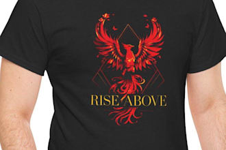 create unique phoenix t shirt logo