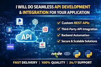 do seamless API development and integration for your application