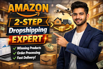 be your amazon 2 step dropshipping virtual assistant for walmart to amazon
