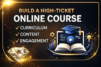 create online course content, course curriculum, elearning course development