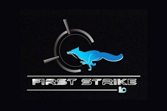 make greatest wolf coyote fox hunting logo for first strike