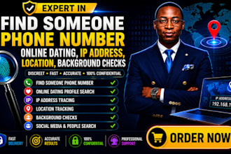find someone phone number online dating, IP address, location, background checks