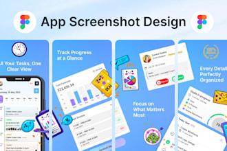 design app store screenshots, play store or app screenshots