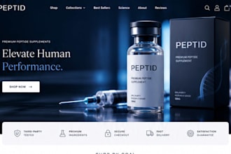 build peptide store fda compliant research peptide website peptide ads campaigns