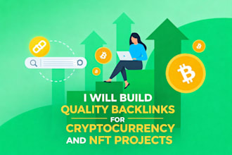 build high DR backlinks for cryptocurrency and nft projects