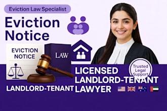 draft lease agreements and eviction notices for property disputes