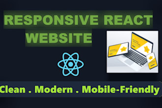 build a responsive reactjs website