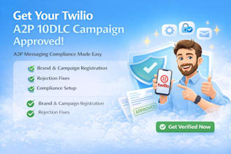 help you to get verify for a2p 10 dlc in twilio