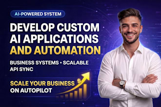 develop custom ai app and business automation workflows