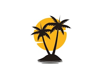 do modern minimalist line art or text logo design