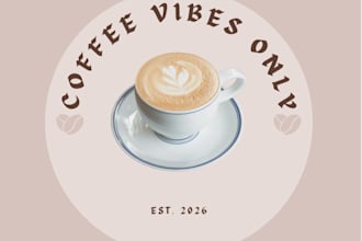 design modern minimalist coffee shop logo