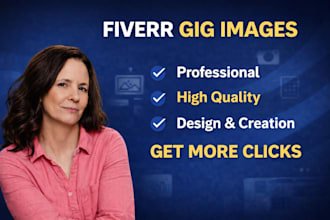 create professional fiverr gig image