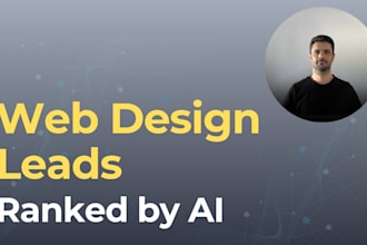 find web design leads by scoring local business websites with ai