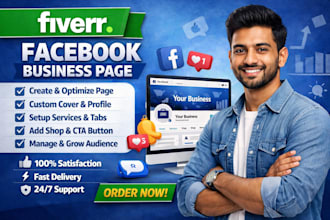 create and setup a professional facebook business page for your brand