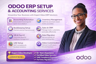 setup odoo accounting module inventory bookkeeping uae data migration odoo erp