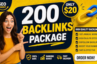 build SEO off page backlinks to improve your website ranking