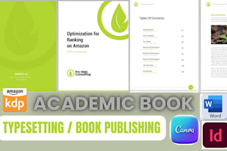 do fast children academic book formatting typesetting layout design publishing