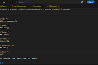 do programming, data management and website tasks