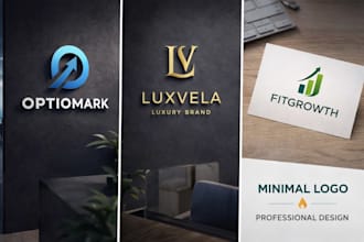 design modern and professional logo for your business
