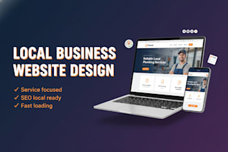 design a local business website that converts