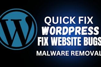 quick fix wordpress fix wordpress website issue fix wordpress bugs or error