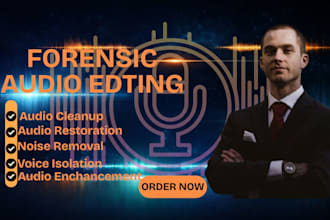 forensic audio restoration noise reduction sound repair analysis report and echo