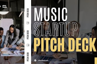 design music startup pitch deck entertainment pitch deck music label deck