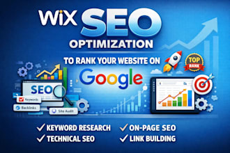 do wix SEO optimization to rank your website on google