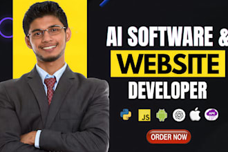 develop ai web application, chatbot and custom ai software