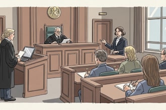 do courtroom illustration trial legal case visual court evidence lawyer graphics