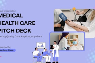 build healthcare pitch deck medical pitch deck investor funding deck