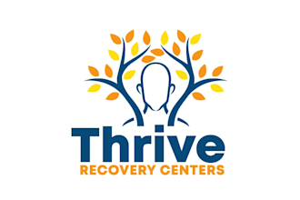 design remarkable thrive recovery centers logo