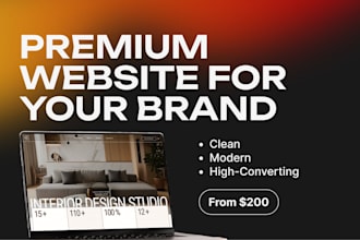 create a premium website for your brand