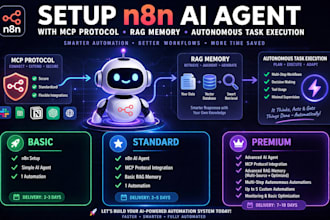 setup n8n al agent with mcp protocol rag memory and autonomous task execution