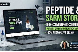 build a professional peptide, sarm, and research chemical store