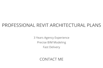 create professional architectural plans and bim models in revit