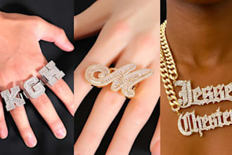 3dm jewelry cad design with realistic render,custom luxury name jewelry,cad file