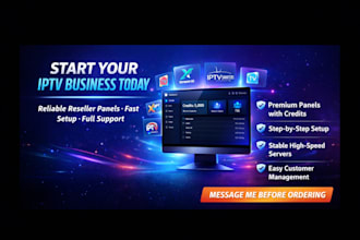 setup a reseller panel lion ott, mega ott, dream4k, trex