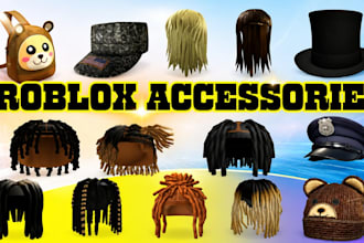 create  high quality roblox ugc accessories for your avatar brand or game